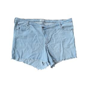 ABERCROMBIE & FITCH DENIM "DAD, HIGH RISE"  JEAN SHORTS, Women's 37/24, NWOT